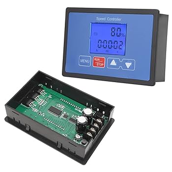 モーターコントロール 30A PWM DC Brush Motor Speed Controller 6.5V-55V Digital LCD